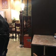 一人用の席もあります。