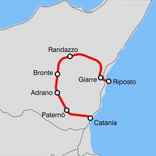 周遊鉄道の路線図です。