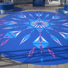 地面の美しいデザインも昼間ならより綺麗に撮影可能です