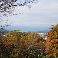 櫓近くからの景色。のぼれたら、もっと良い景色が見れそう♪