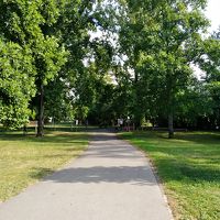 ホテル前の公園