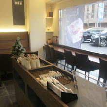 店内の客席の様子