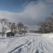 中級者でもパウダーランが楽しいスキー場