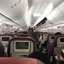 MAA→KUL便機内