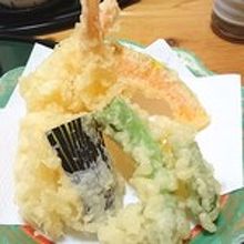 品数が多い天ぷら