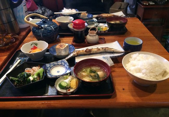 大満足の朝食