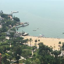 日光岩頂上から見たコロンス島