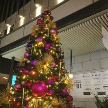 今の季節はクリスマスツリーが！