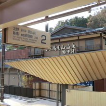 駅のホームから