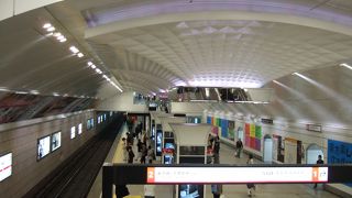 ホームの雰囲気が独特