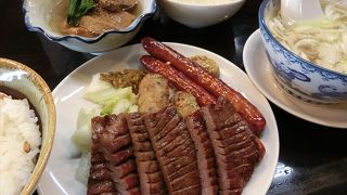 仙台で牛タン（善治郎駅前本店）