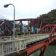 十津川温泉の中心部