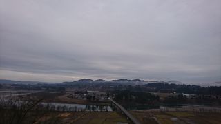 展望台からは信濃川がよく見えます