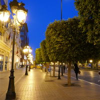 ハビブ・ブルギバ通り沿い