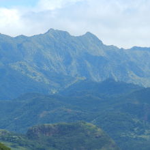 ハナペペ渓谷展望台からの景観