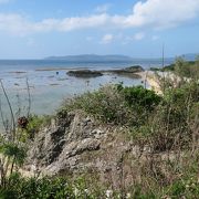 観音崎の北側に広がる名蔵湾