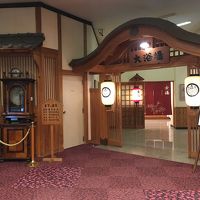 大浴場、温泉の入り口