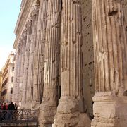 古代ローマの神殿の跡