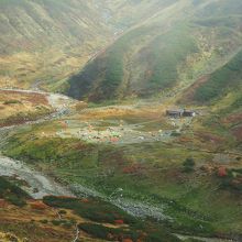 雷鳥沢キャンプ場全貌