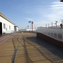 小松空港展望デッキです。