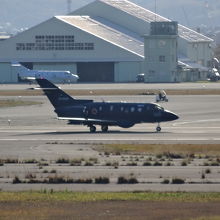 離陸直前の自衛隊機です。
