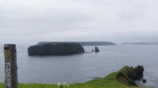 ちょっと変わった形の岬