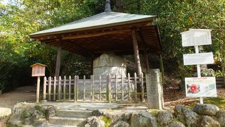 道後温泉の中心から外れた公園の中に