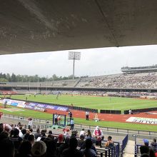 バックスタンド側からの眺望