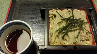 お蕎麦が美味しい