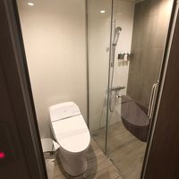 温泉があるので湯船はありません