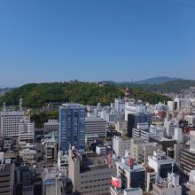 松山城の眺め