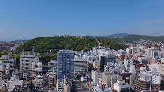 松山城の眺めよし