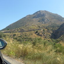遺跡が見えてくる