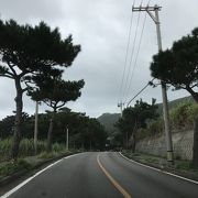 久米島で一番高い場所にある城跡