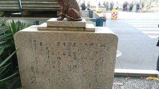 寅の方角にあった門の跡