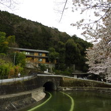 琵琶湖側の水路の出口、此処から京都に向かいます