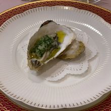 前菜の牡蠣