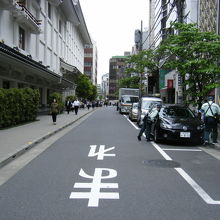 銀座木挽町通り 