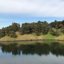 半蔵門近く、この奥が吹上御所