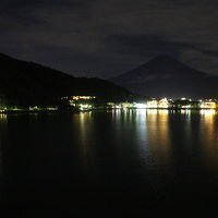 部屋からの黒富士山