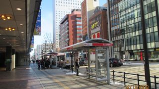 札幌市内の移動には公共交通機関を利用しました