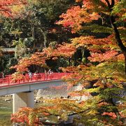 香嵐渓の紅葉のメインスポット