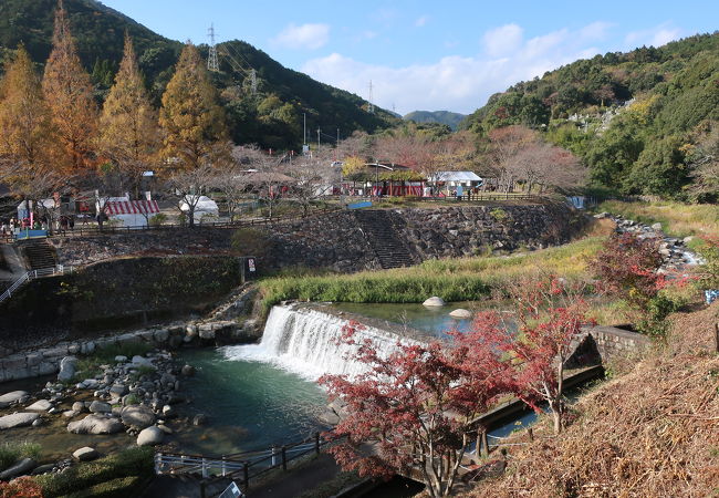 水と紅葉の公園