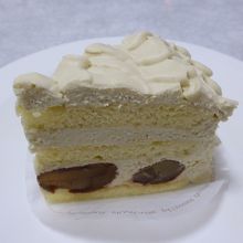 和栗のショートケーキ 