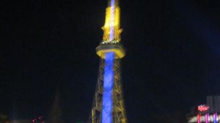 年末のライトアップの風情