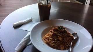 シーフードスパゲッティマリナラソース！