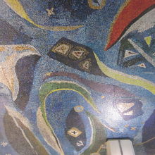 これが実際の１Fの天井画「夜空の饗宴」の一部