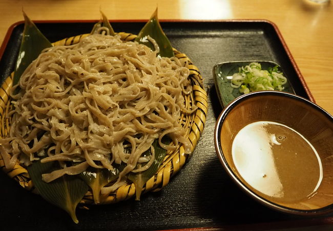 コシのあるお蕎麦