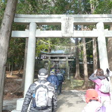 この神社の鳥居