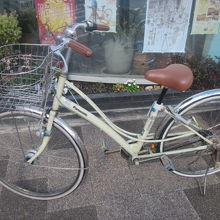 お借りした自転車はこんな感じでした。